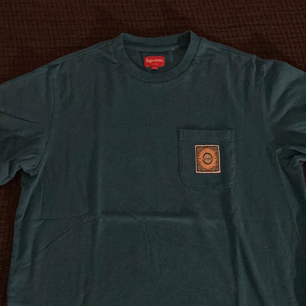Green SUPREME Pocket Tshirt
